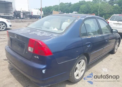 2005 Honda Civic Ex z USA, uszkodzony, nr VIN 2HGES258X5H574491